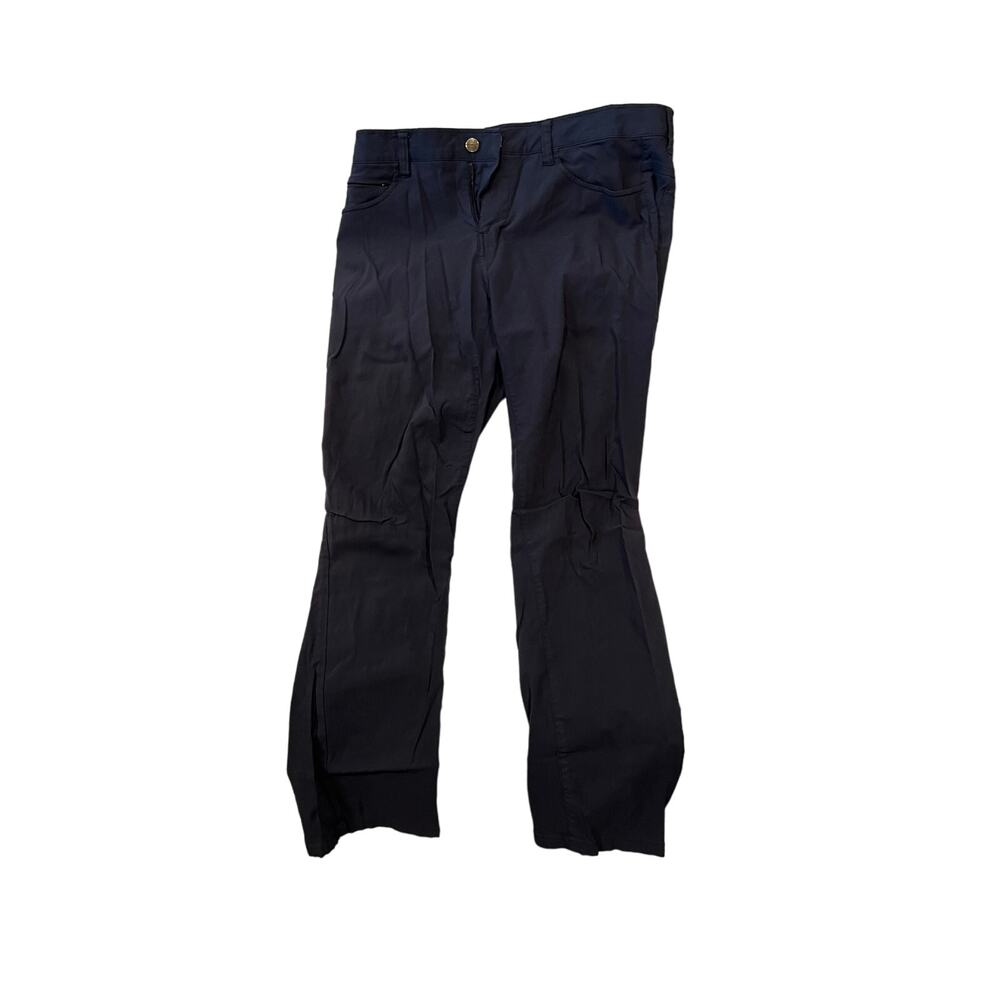DKNY Rayon Nylon Slim Fit Blue Dress Pants Mens 34x29